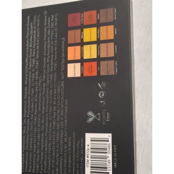 Mini Pro palette Vol.2 Eyeshadow Palette - Picture 4 of 4